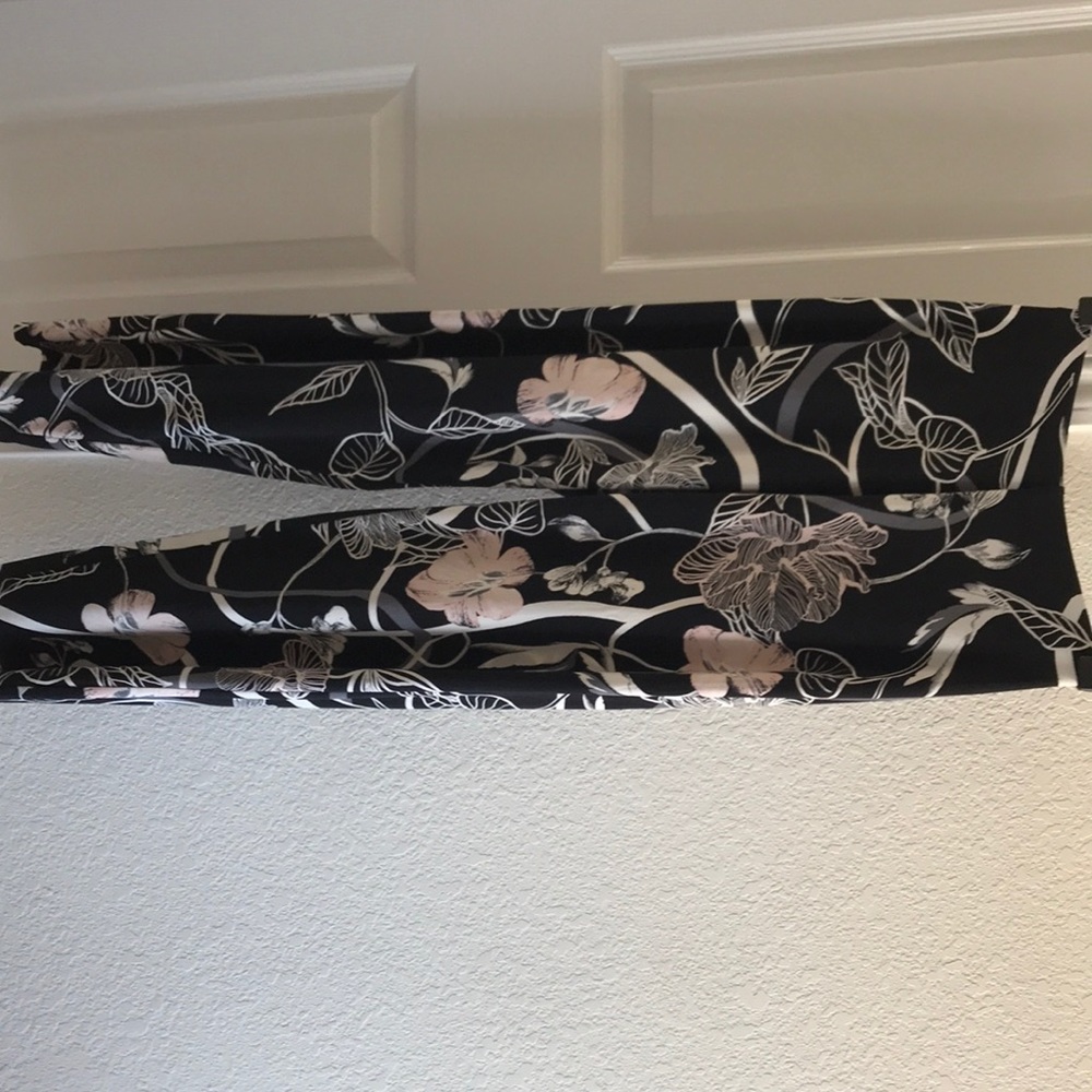 Alfani floral printed pull-on pants size P/S